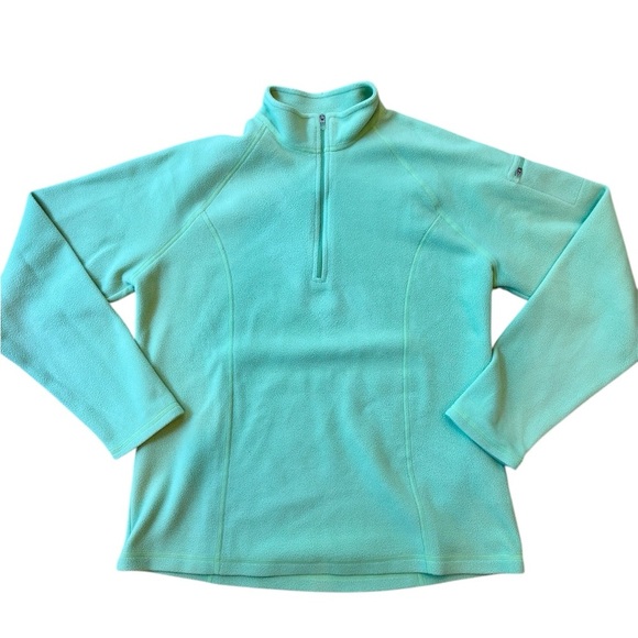 L.L. Bean Women’s Fleece Pullover Quarter Zip Size Medium - Picture 1 of 6